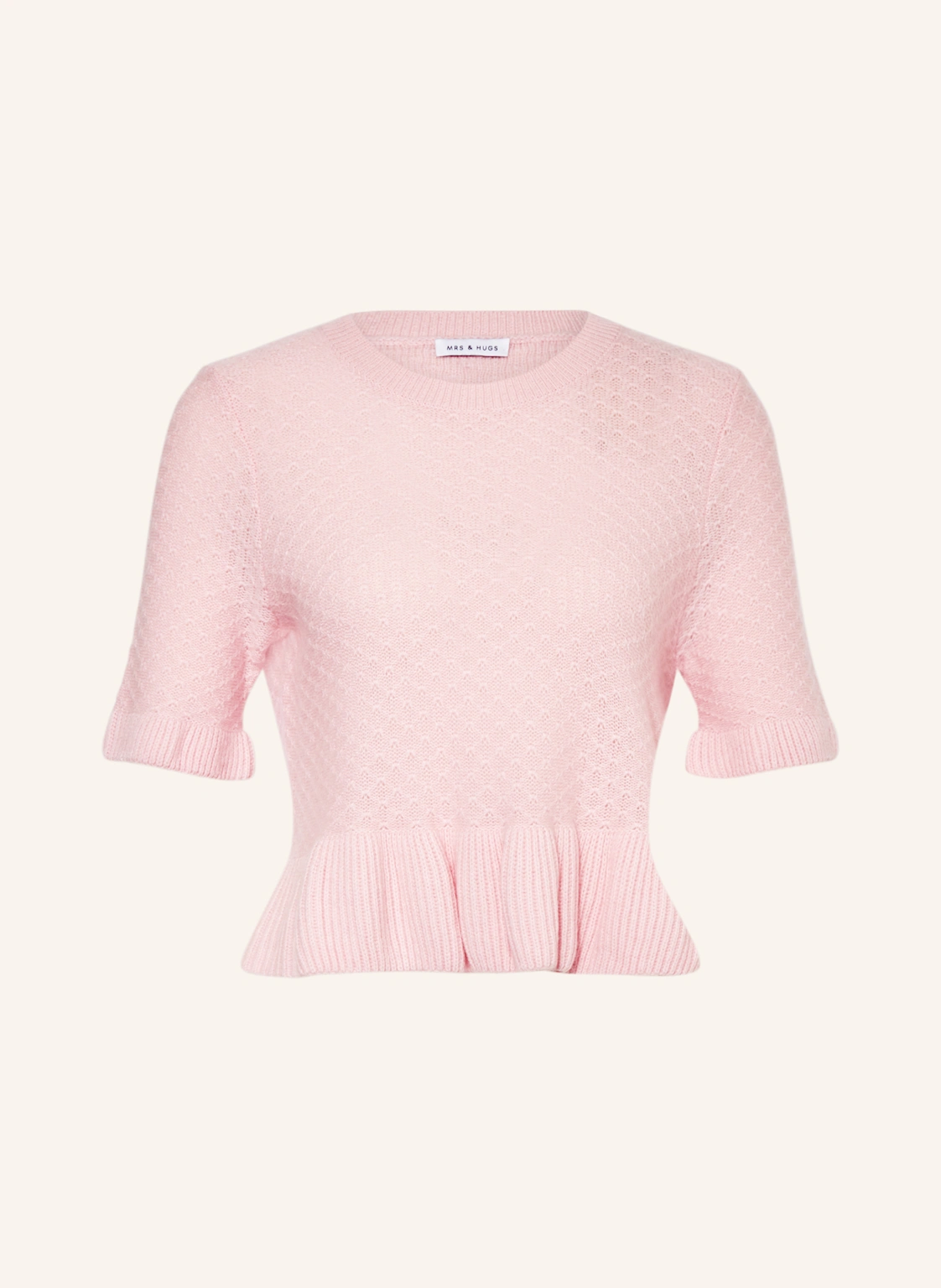 MRS & HUGS Strickshirt mit Cashmere