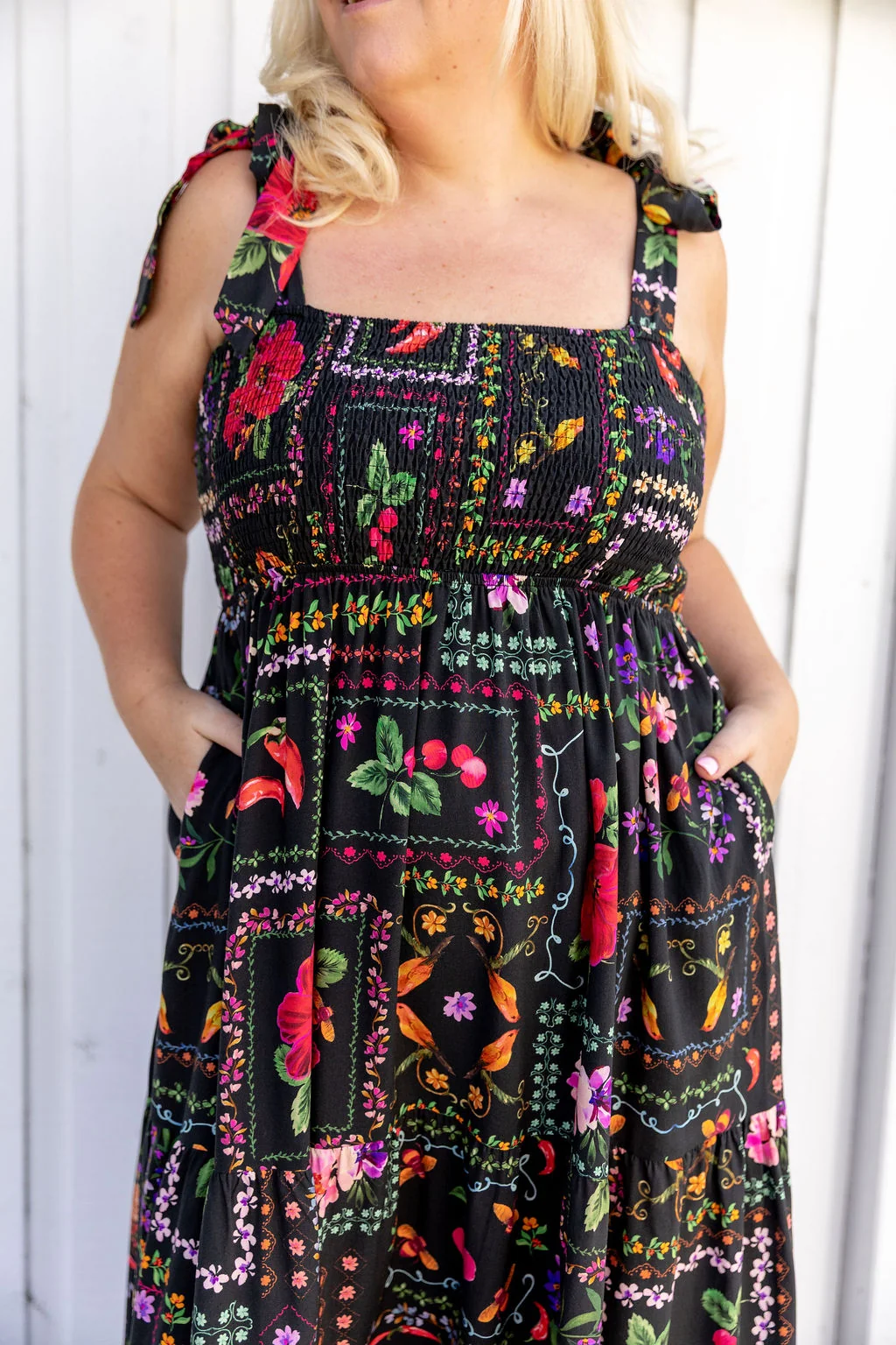 Allegra Maxi Dress in Sweet Bee