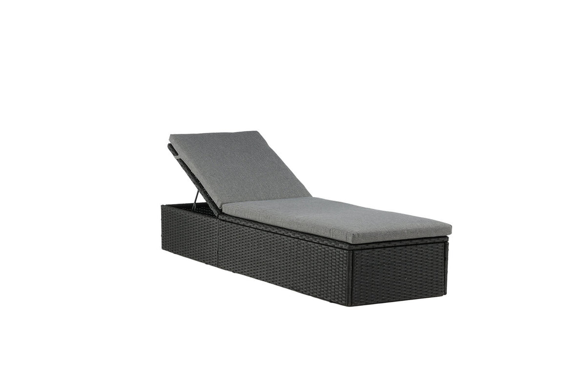 Rebellenclub Ligstoel Jade - Zwart