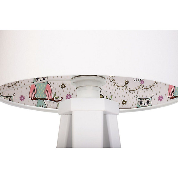 Lampe de chevet kids 030s-257 30 x 30 x 46 cm Blanc, multicolore
