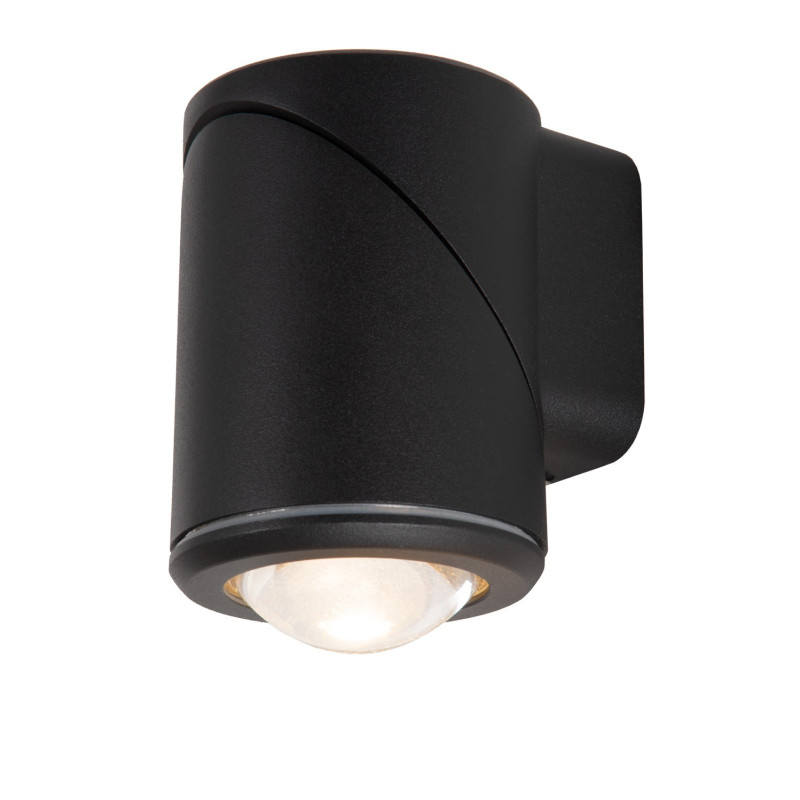 Applique extérieure LED Erin noire 5 W LUCIDE