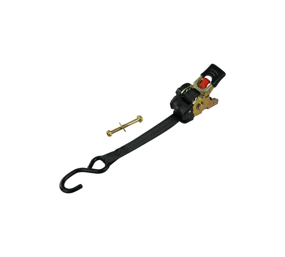 MotoMaster 1,500-lb Retractable Transom Tie Down Strap, 1-in x 6-ft, 2-pk