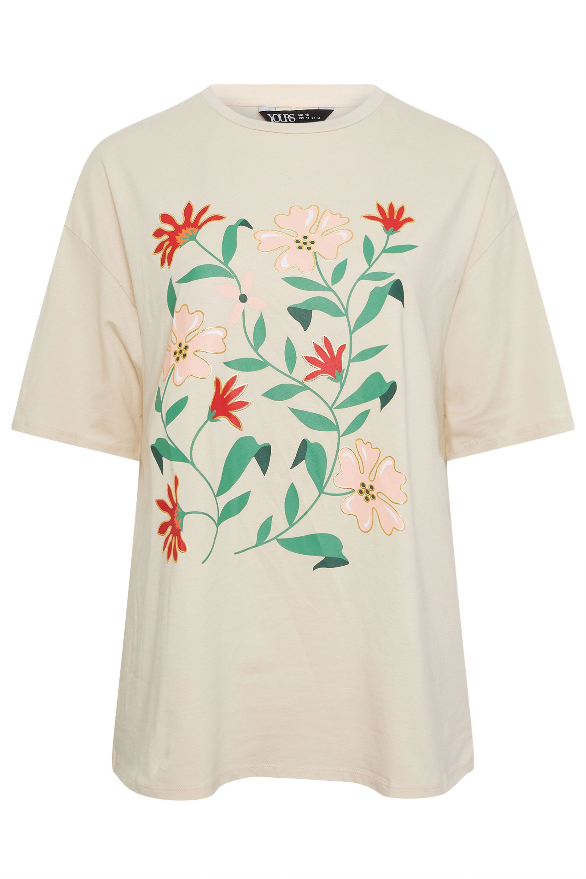 Yours Floral Graphic T-Shirt