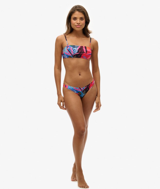 Tropical Bandeau Bikini Top