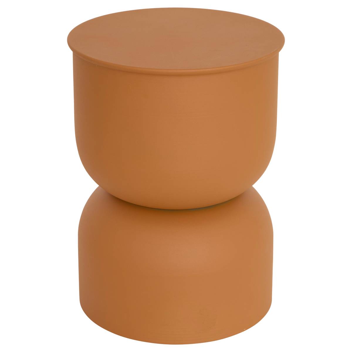 Side Table "Palomba" Ochre, D.31 cm