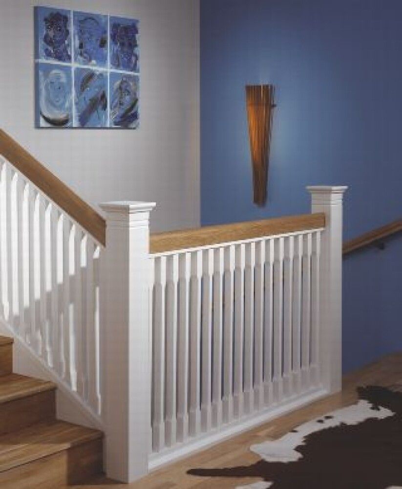 REKKVERKSSPILER LUNDBERGS STOCKHOLM HVIT 41X41X950MM 4STK/PK