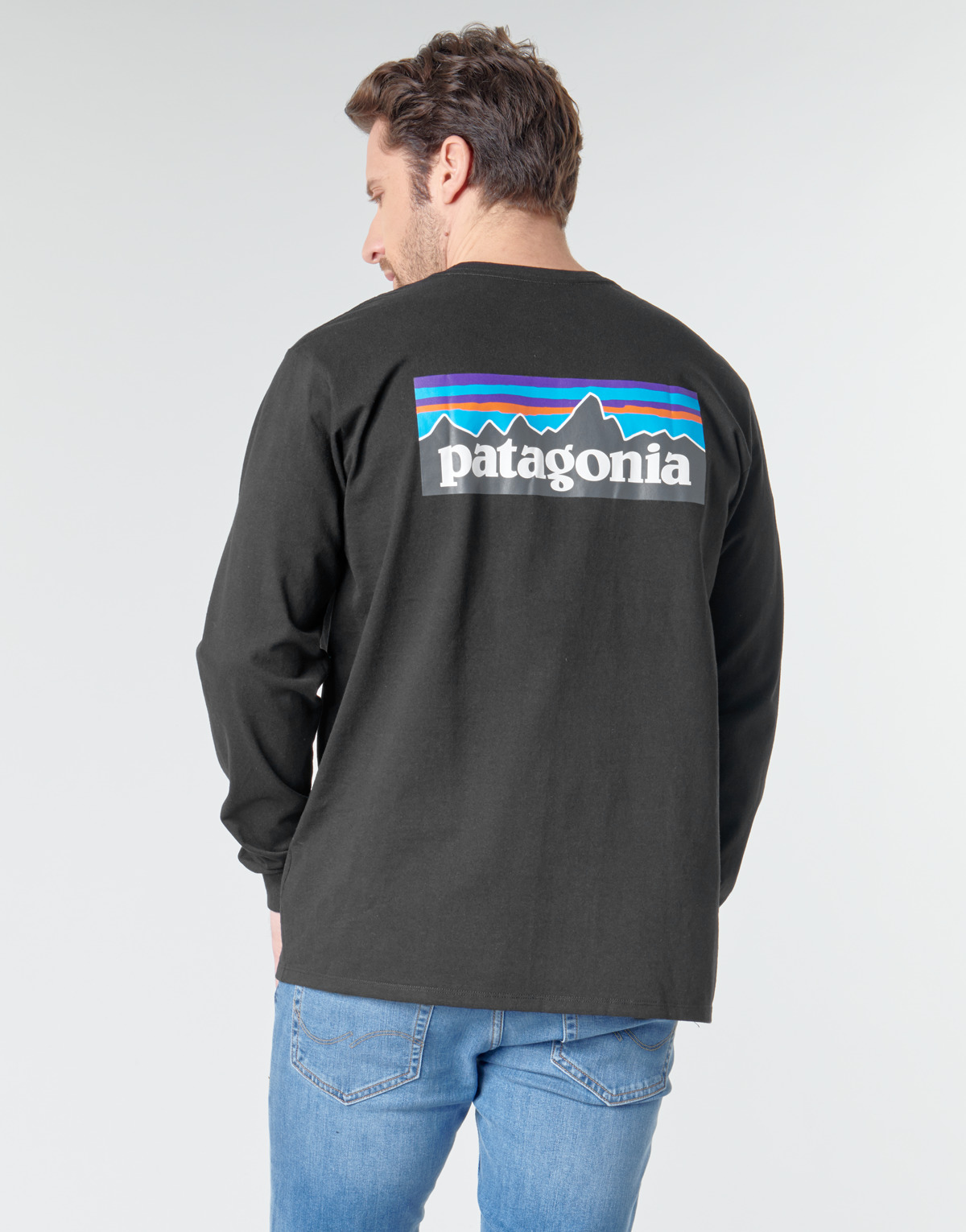 Patagonia - M'S L/S P-6 LOGO RESPONSIBILI-TEE - Black