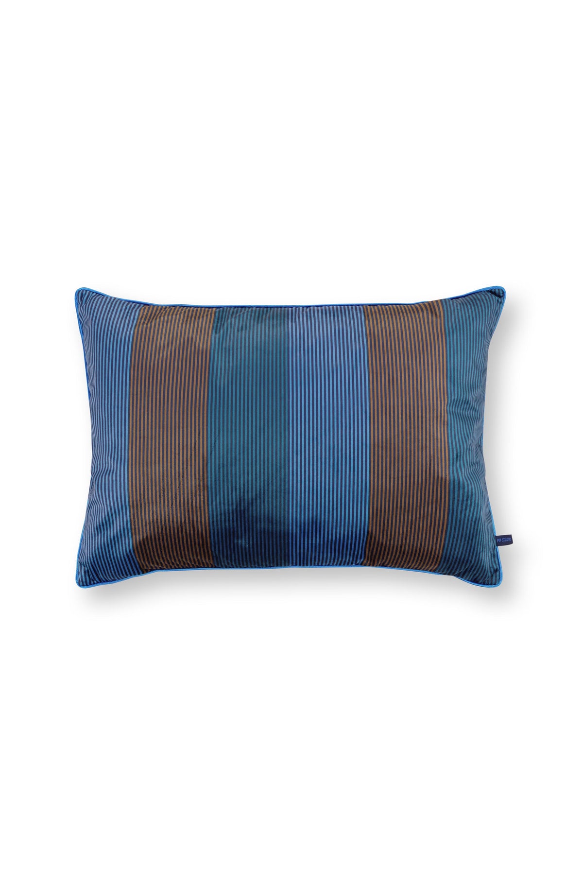 Pip Studio Sierkussen Multi Stripe - Blauw - 50x70cm