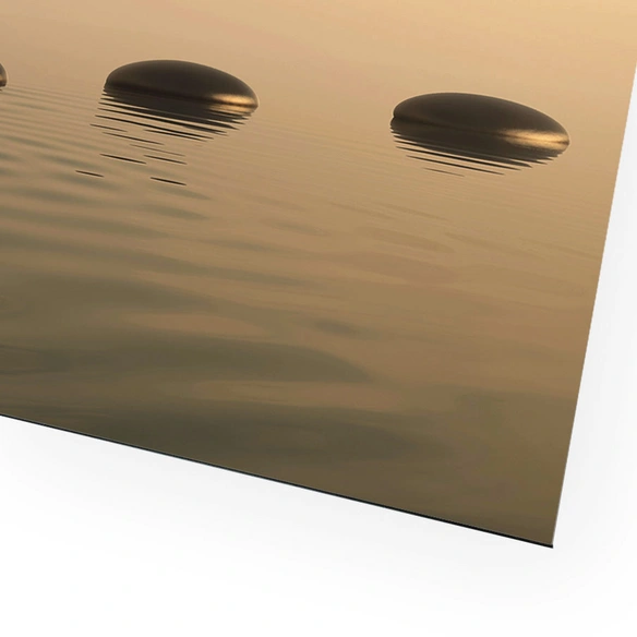 Badrückwand »Aqua Stone«, BxH:140 cm x 45 cm, beige