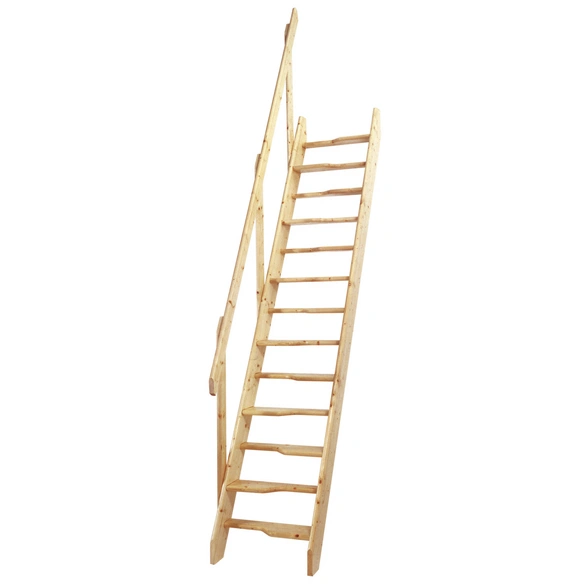 Holzwangentreppe »Softline«, bis 280 cm Raumhöhe