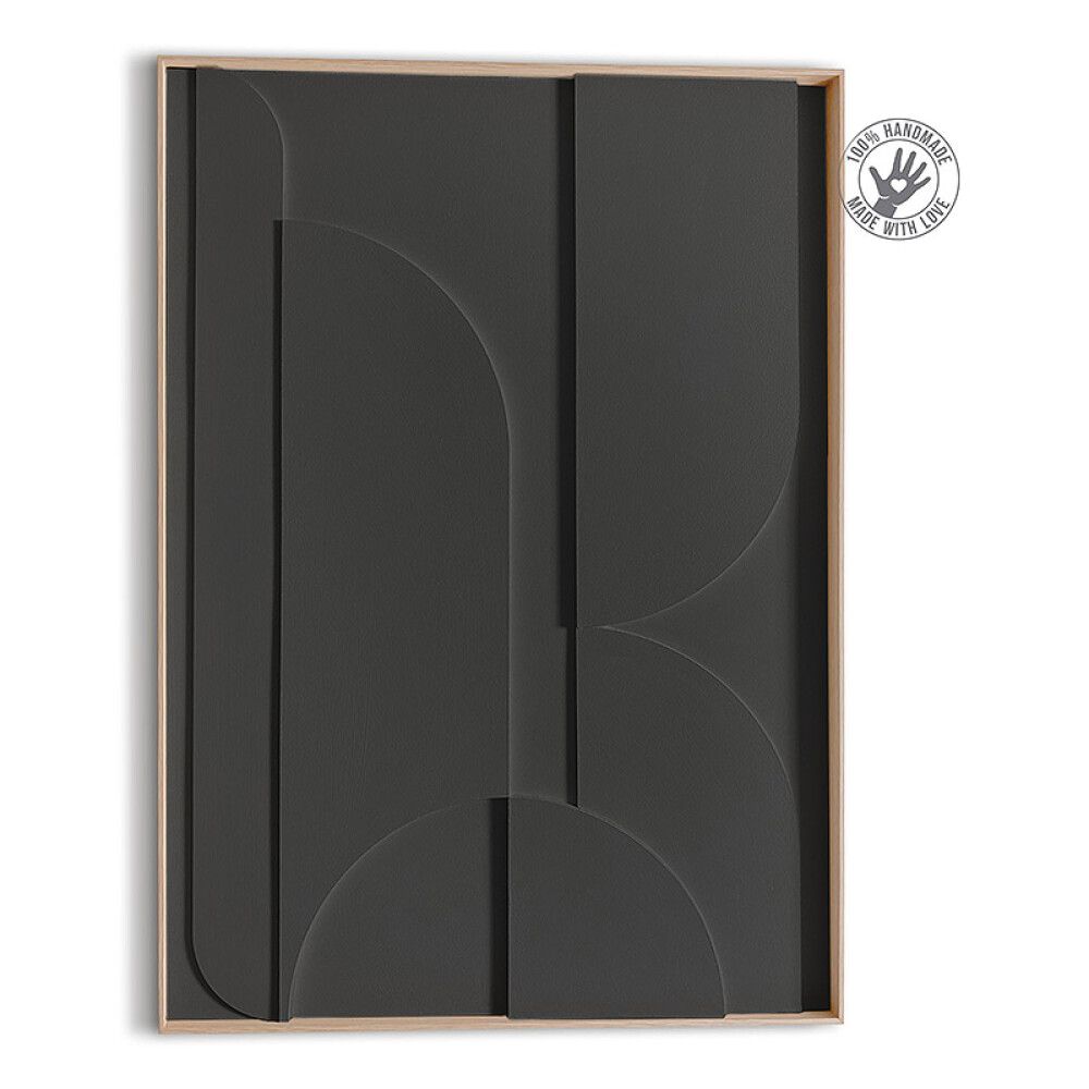 DEKORBILDE REINDERS PUSLEPLATT TRERAMME 50X70CM KULLGRUN