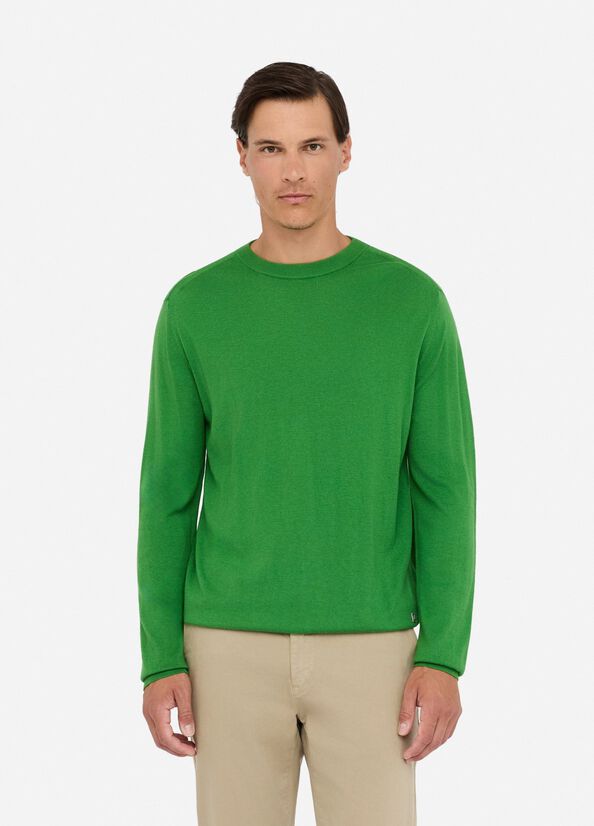 Maglia in cotone e seta
