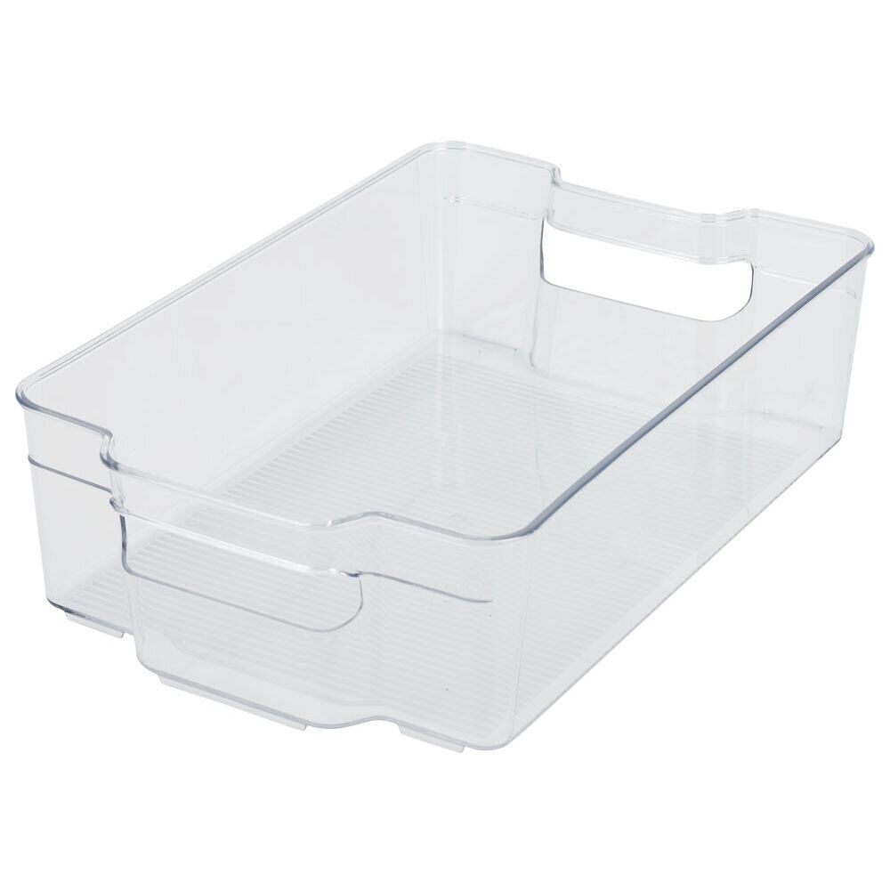 Bac rangement frigo 5,8L plastique transparent 32,5x21,5xH9cm