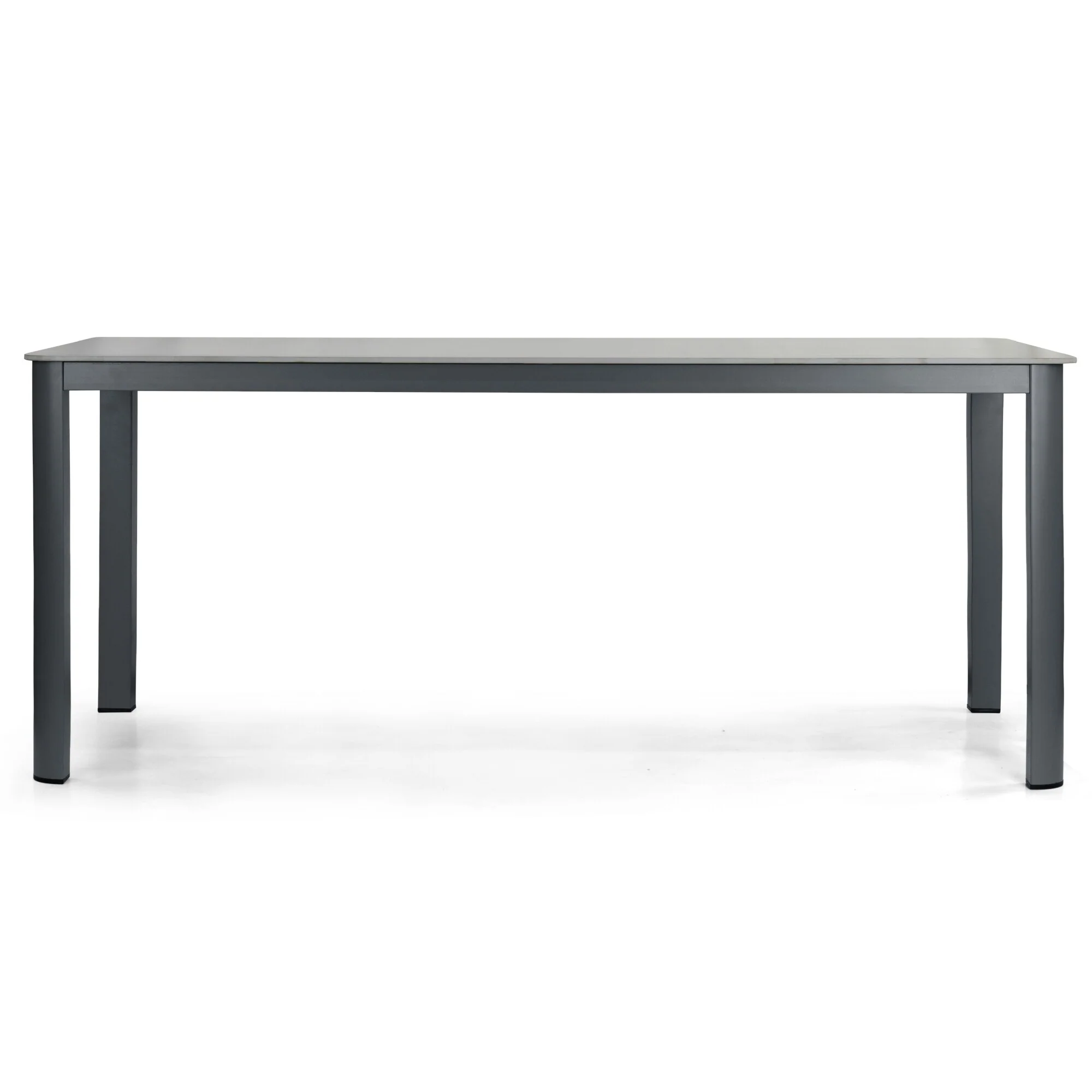 Bia Grey Outdoor Dining Table with Stone Top