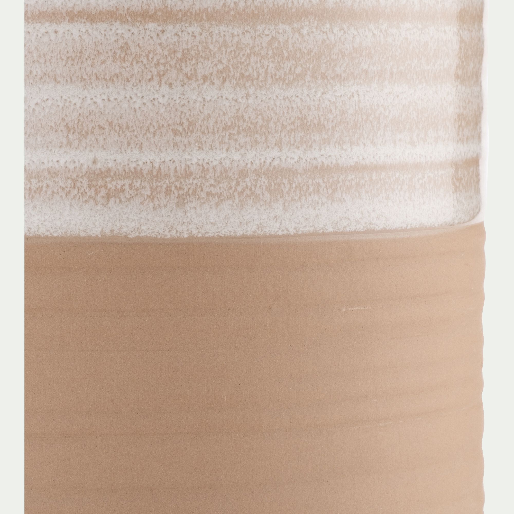 BOCARA - Bocal avec couvercle 1,95L en grès - beige