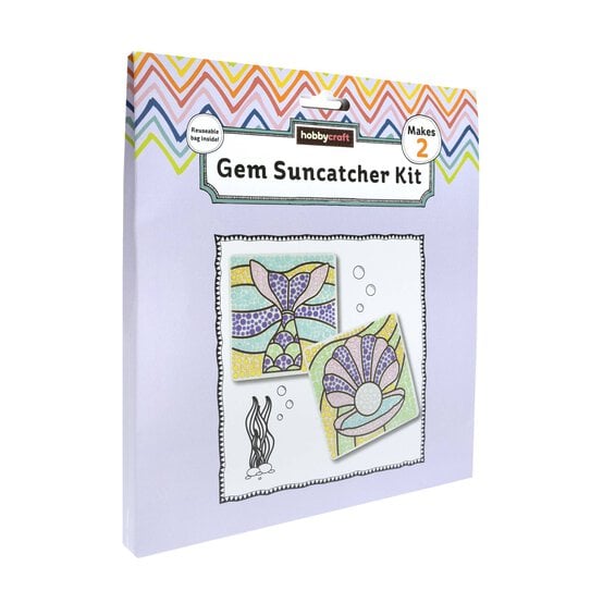 Mermaid Gem Suncatcher Kit 2 Pack
