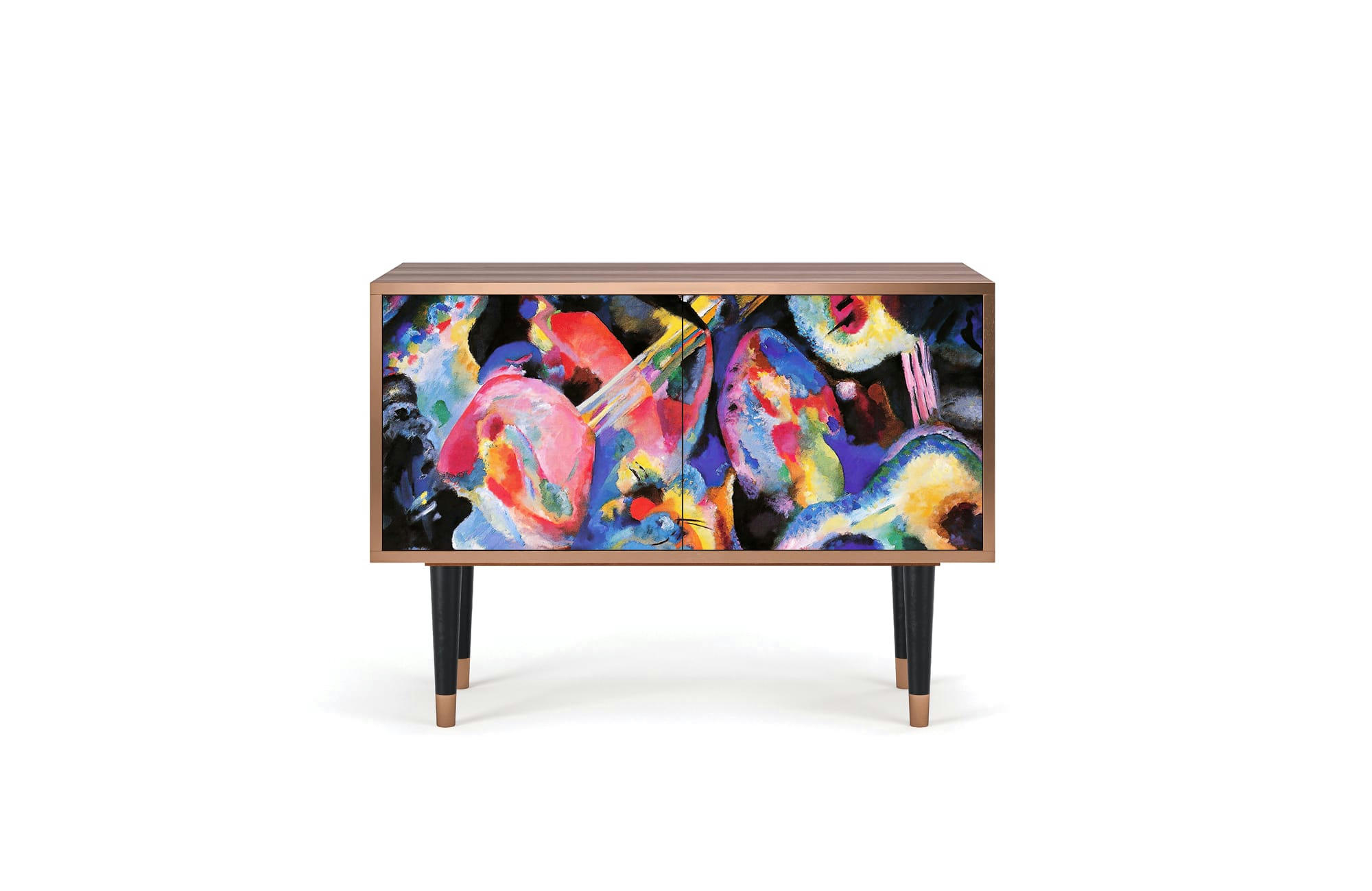 KANDINSKY - Buffet bas  multicolore 2 portes L 94 cm
