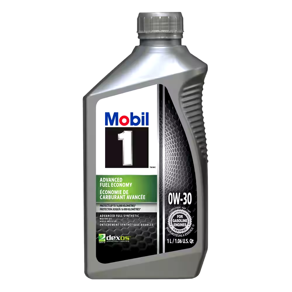 Mobil 1™ Advanced Fuel Economy 0W30 Synthetic Engine/Motor Oil, 1-L
