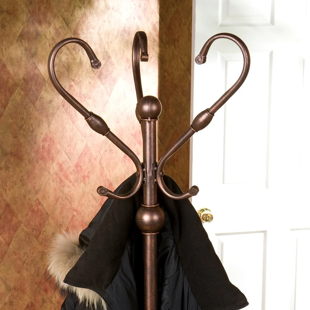 Gracewood Hollow Alleyn Antique Bronze Tree Coat Rack