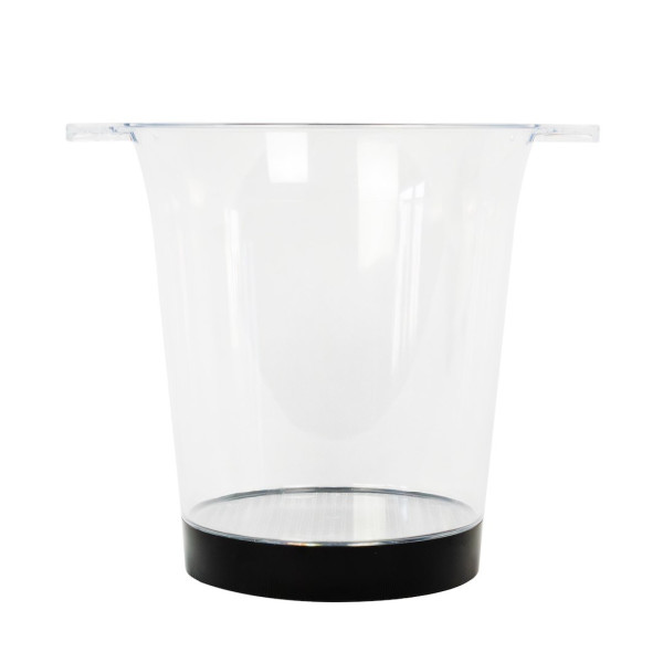 Lampa stołowa RGB COOLER przezroczysto-czarna LED 0.1W wys:23cm Eko-Light