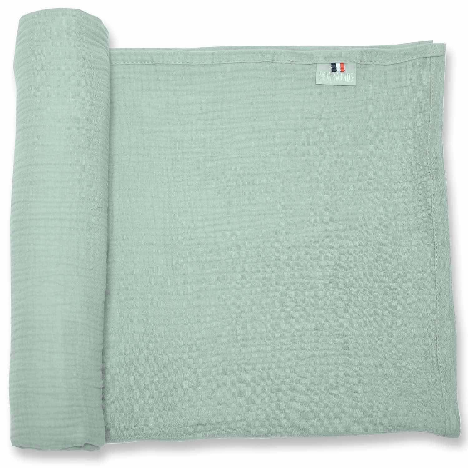 JEANNE - Lange en gaze de coton  H 120 x l 120 cm