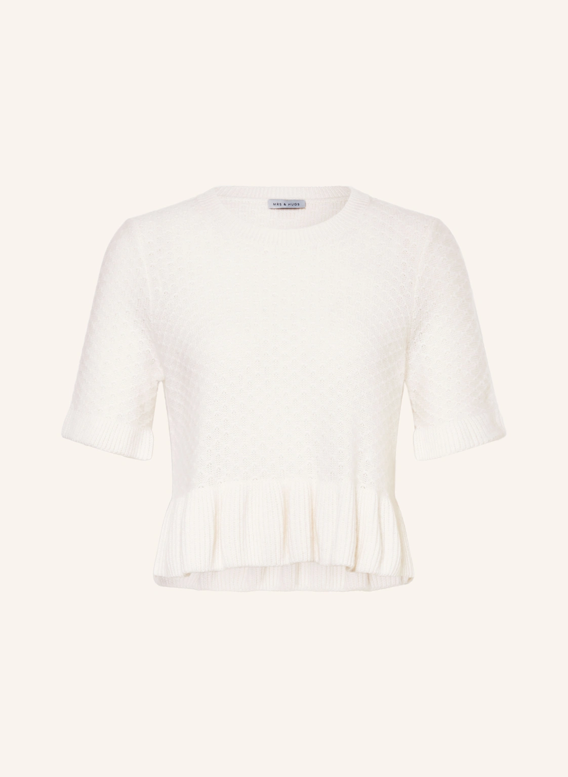 MRS & HUGS Strickshirt mit Cashmere