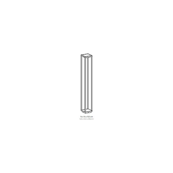 Lanterne Solaire Maison Gris Foncé LED 100 cm 2,2w à piles IP54 Zafferano