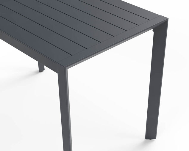 Jette Bar Table 145cm (Gunmetal Grey)