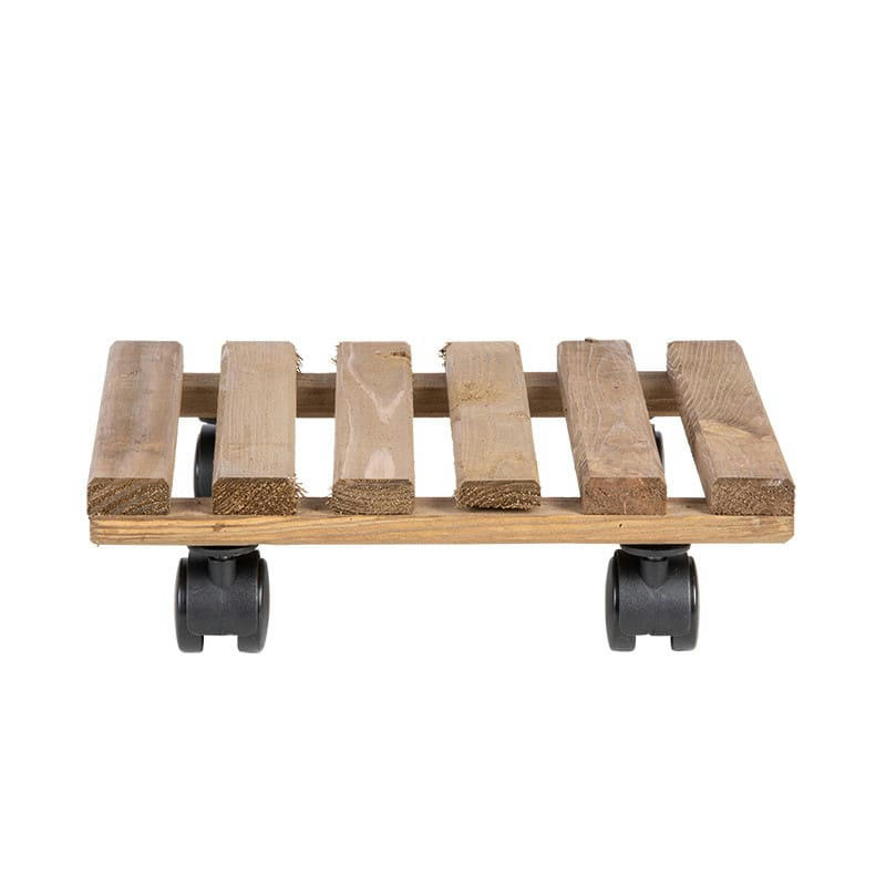 - Support plantes à roulettes Carré 29 cm