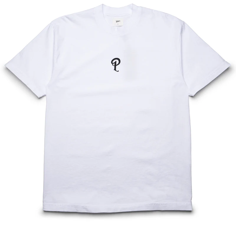 Politics Center P Logo Tee - White
