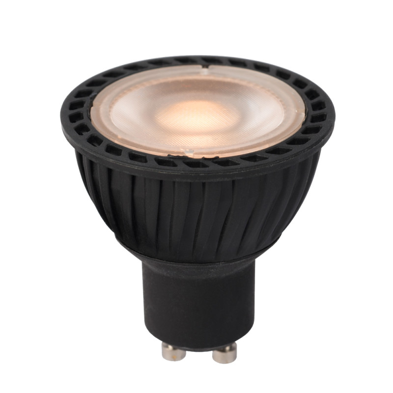 Ampoule LED MR16 noire dimmable Ø 5 cm GU10 5 W LUCIDE