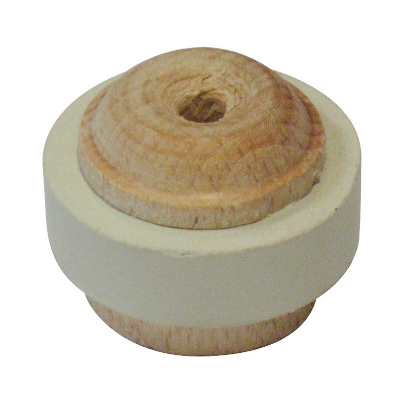 Arrêt de porte à visser en bois verni 26 mm LINEA BERTOMANI