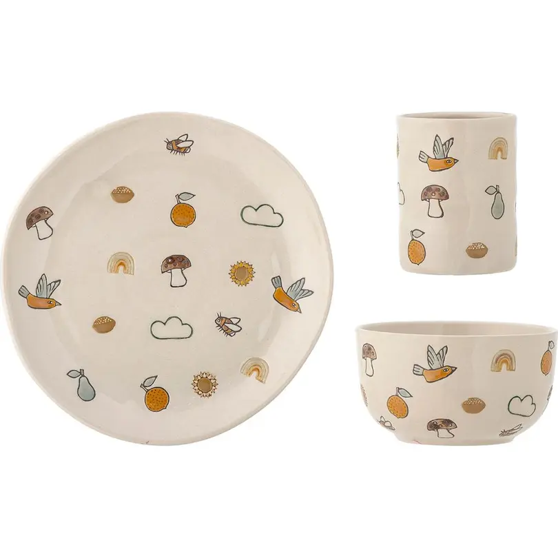 Geschirrset 3er-Set Agnes