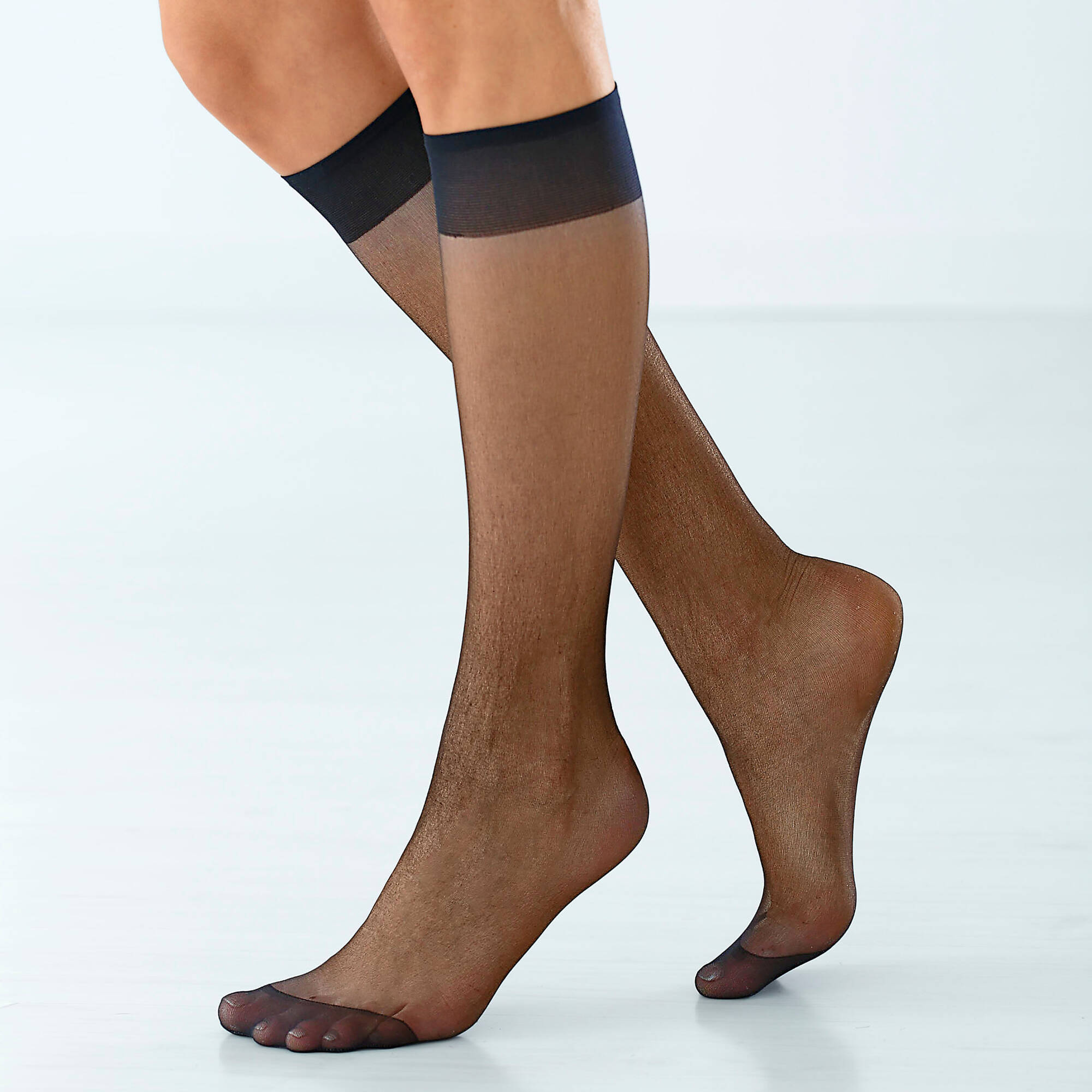 Mi-bas mousse - lot de 10 paires