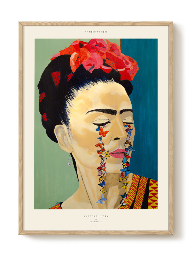 John McDonald - Butterfly Cry - PSTR studio Kunst Poster