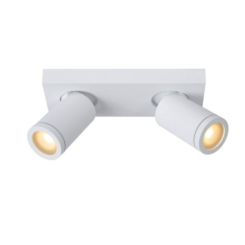 Spot pour salle de bain Taylor blanc GU10 2 x 5 W LUCIDE