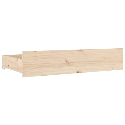NNEVL Bed Drawers 4 pcs Solid Wood Pine