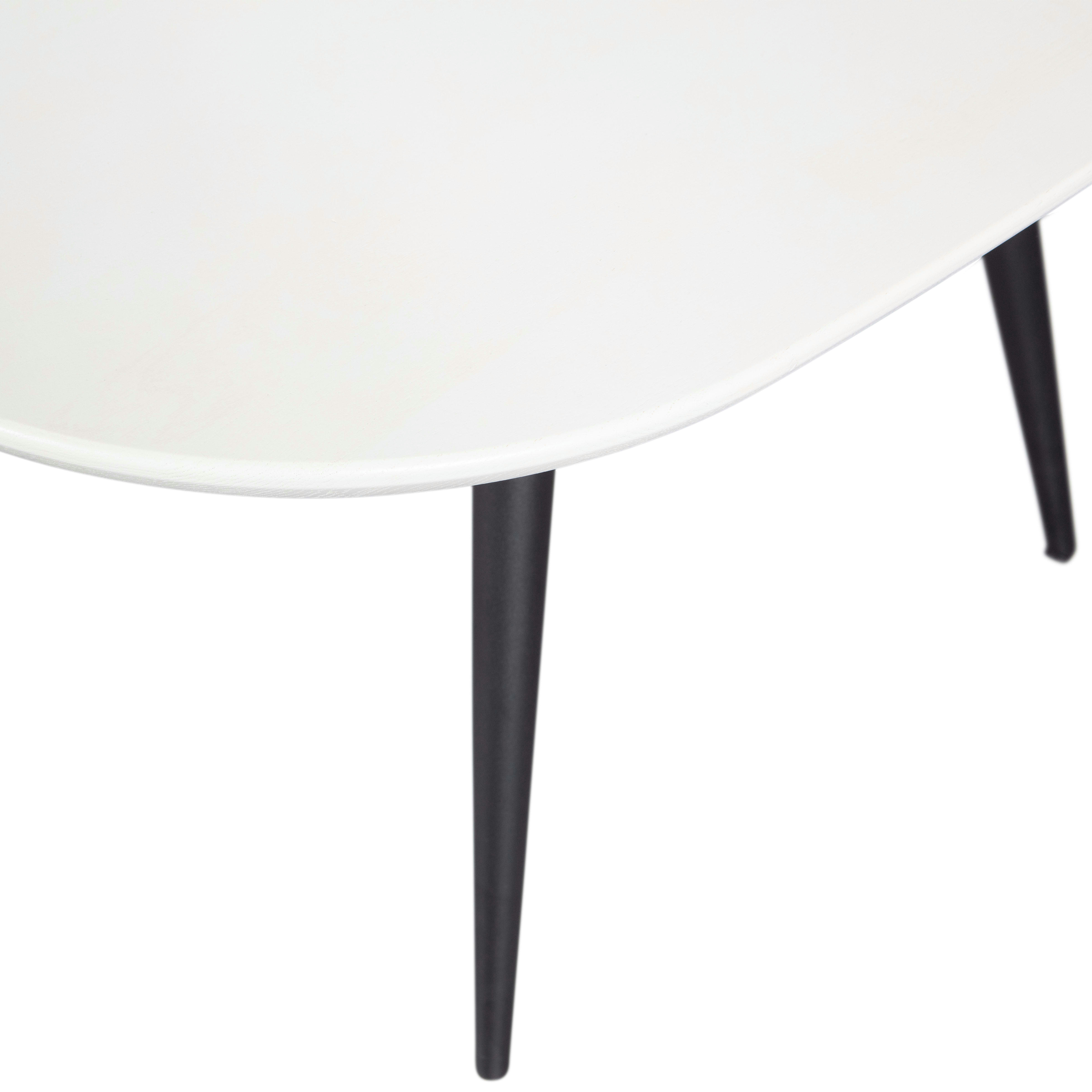 TABLO - Table à manger organique en bois 4 personnes, 130x130 cm