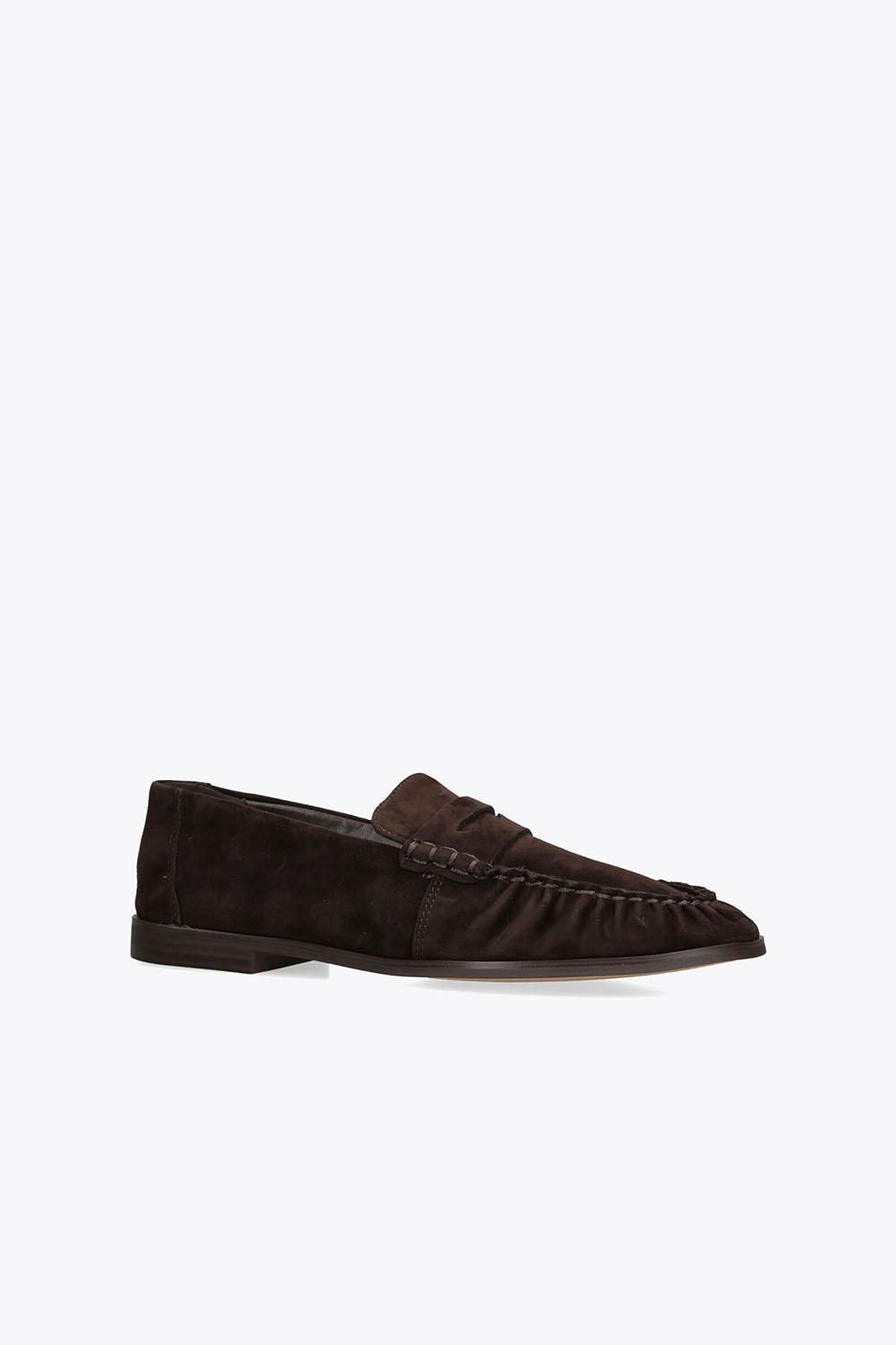STEVE MADDEN Muse Brown Suede' Suede Flats