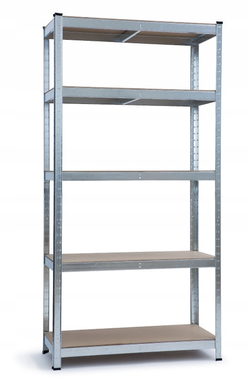 Mocny regał magazynowy metalowy 180x90x30cm szafka półka garaż HD7000 stal