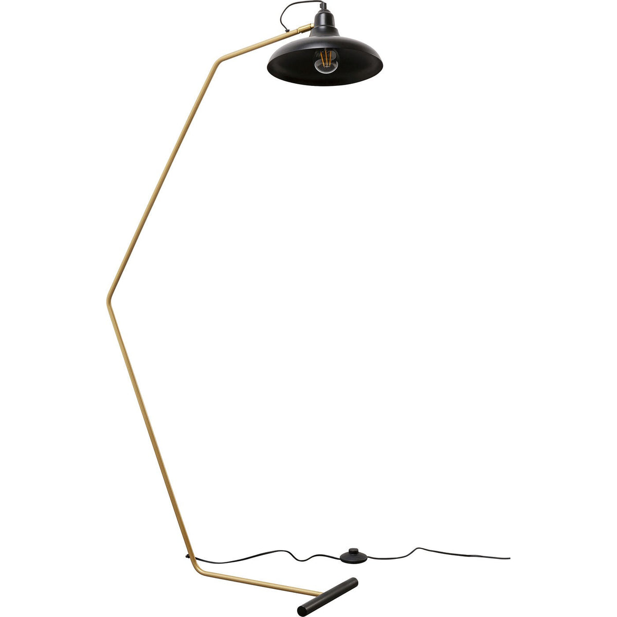 Kare Design Vloerlamp Doro 130cm zwart