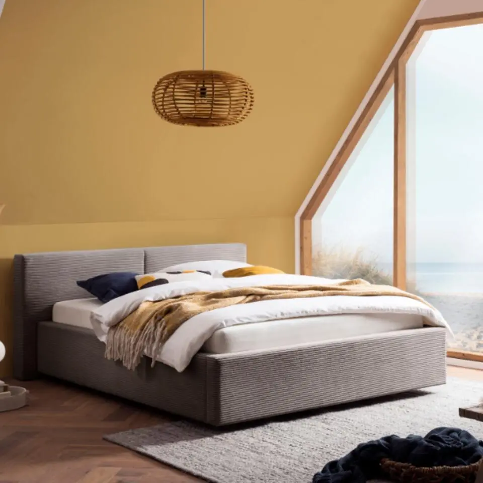 Kofferbed Kubrik - 140 x 200 cm - Taupe