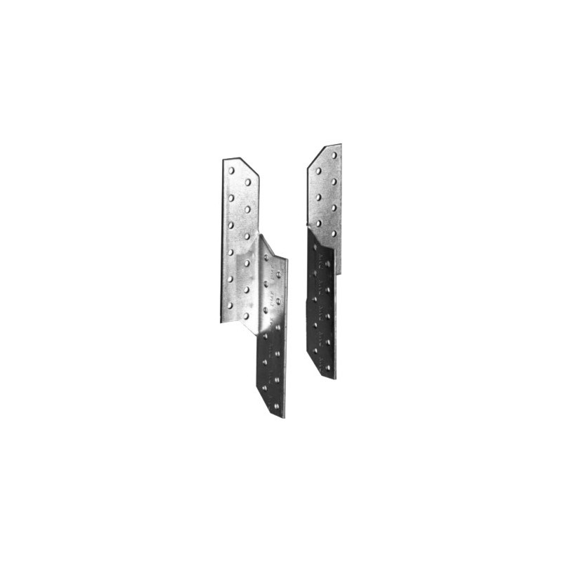 Raccord de coin droit en acier 170 x 32 x 32 mm TEKNIFIX