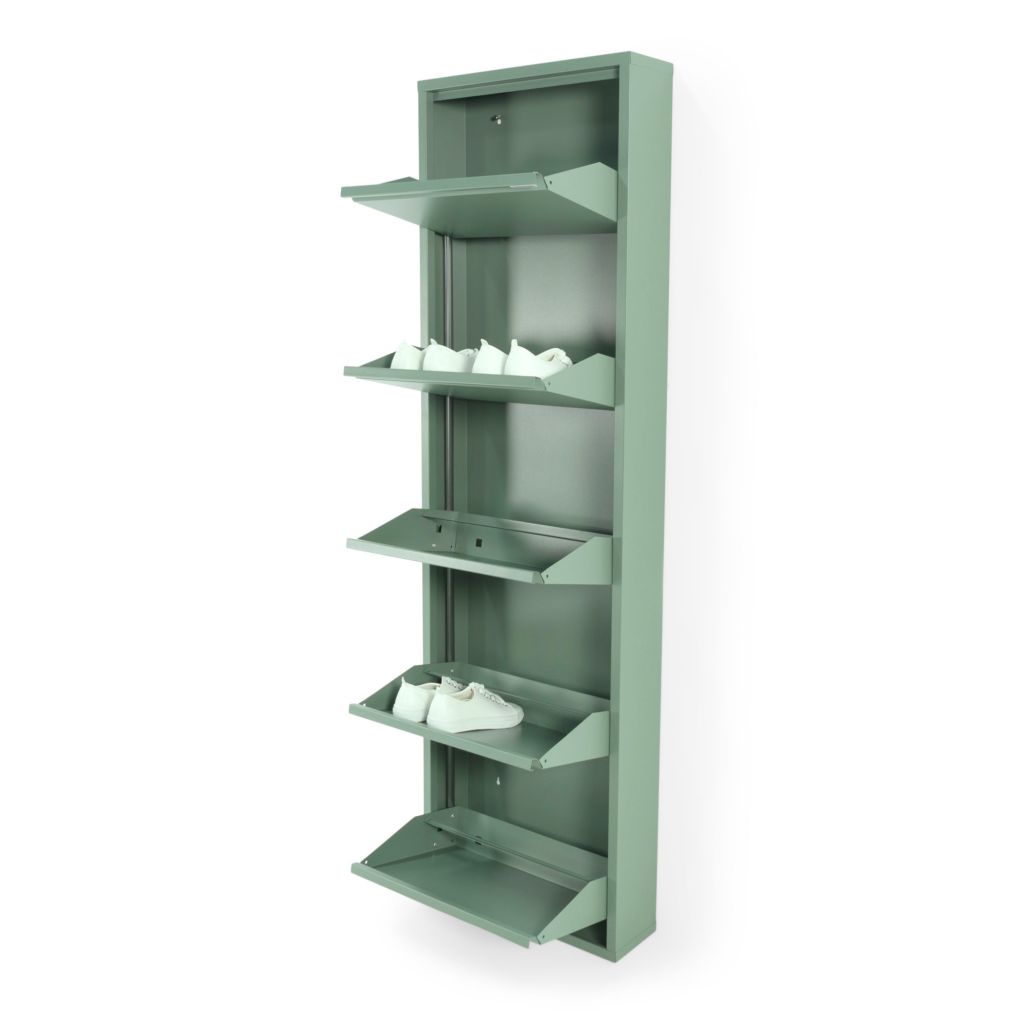 Spinder Design schoenenkast Billy 5 - Dusty Green - 10 paar schoenen