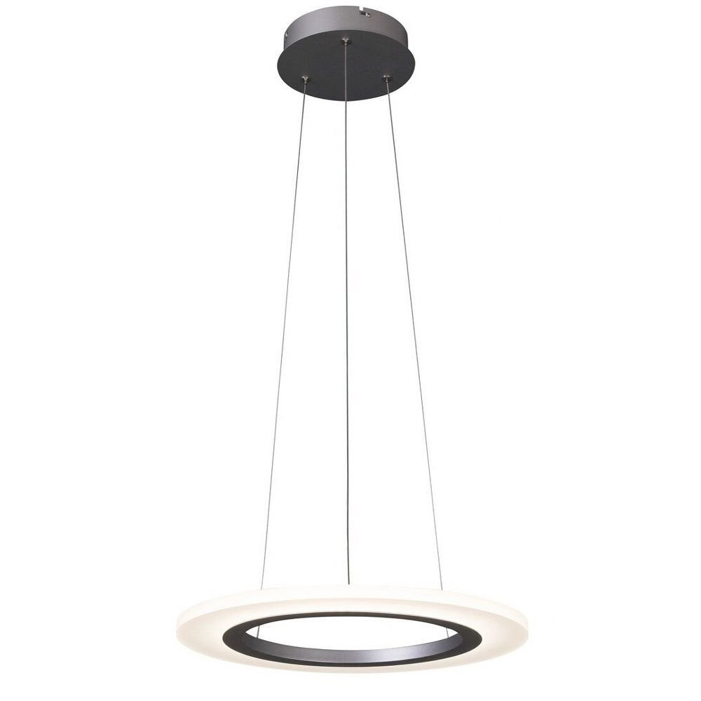 Lampa wisząca Adrienne srebrno-przezroczysta LED 1x20W 4000K 1200lm Rabalux