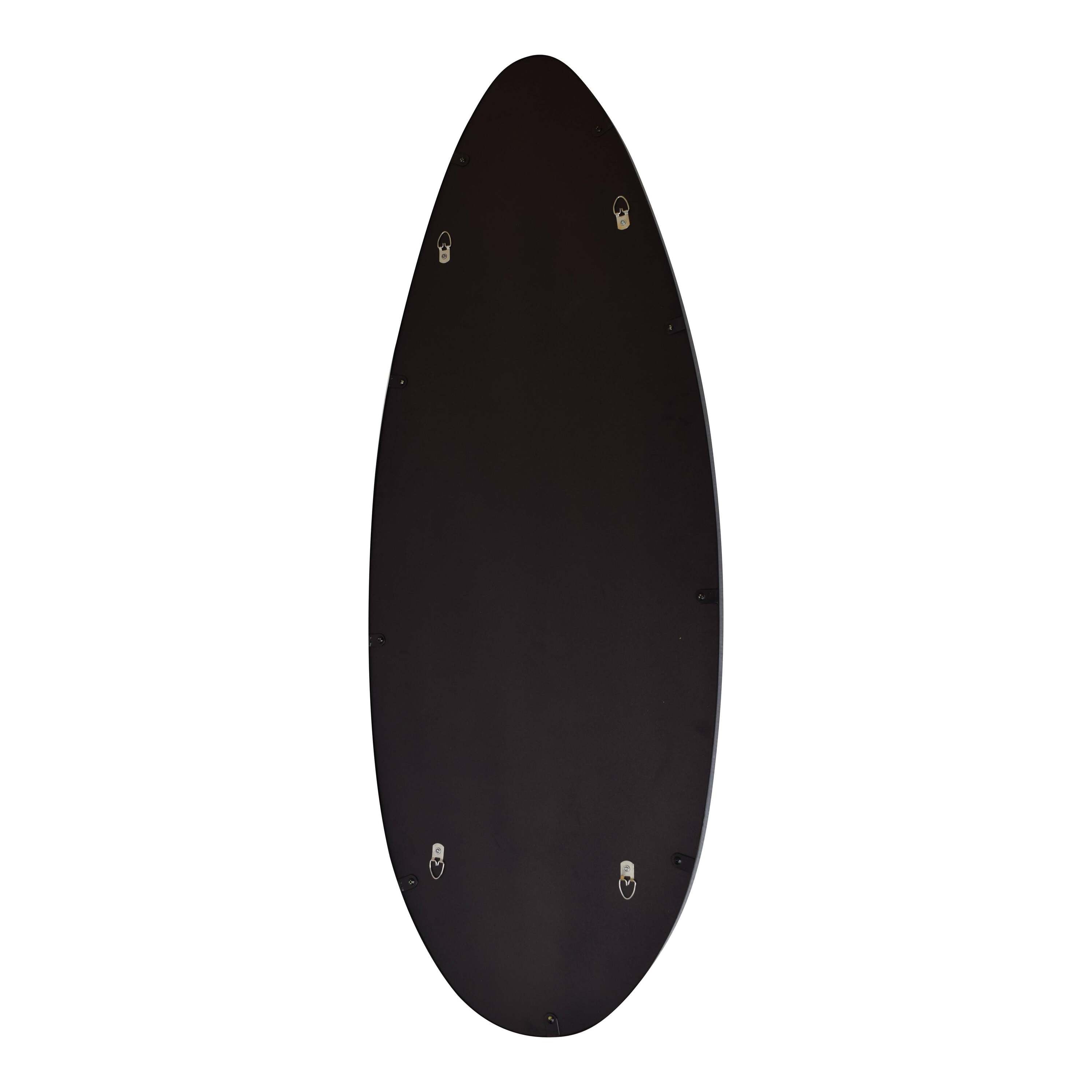 Fragix Nomad wandspiegel - Organisch - Zwart metaal - 120x45