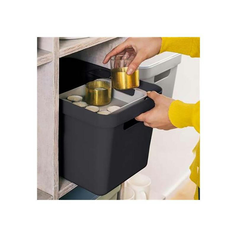 - Boîte de rangement sigma home box 18l noir