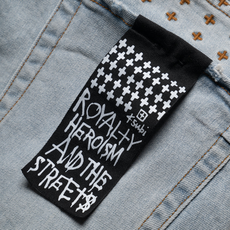 Ksubi Van Winkle Arch Denim Pant - Frost Blue