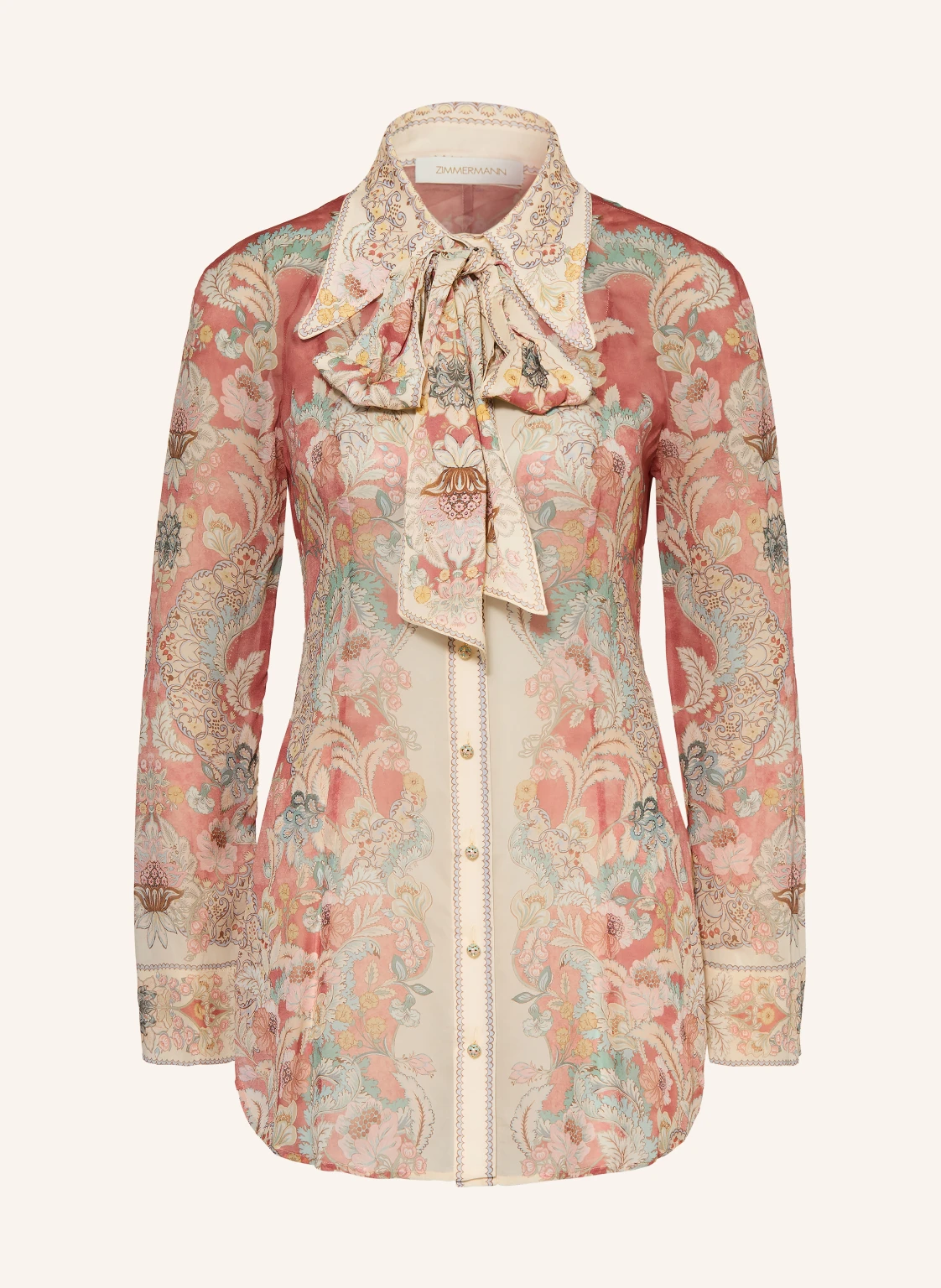 ZIMMERMANN Hemdbluse REBELLION mit abnehmbarer Schluppe