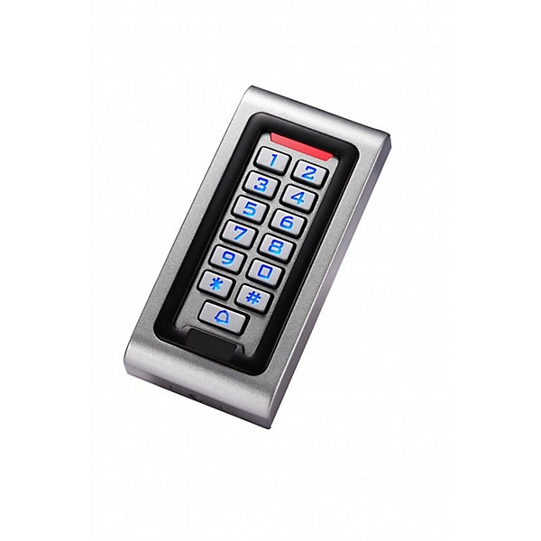 Clavier digicode et badge métal antivandale pour portail